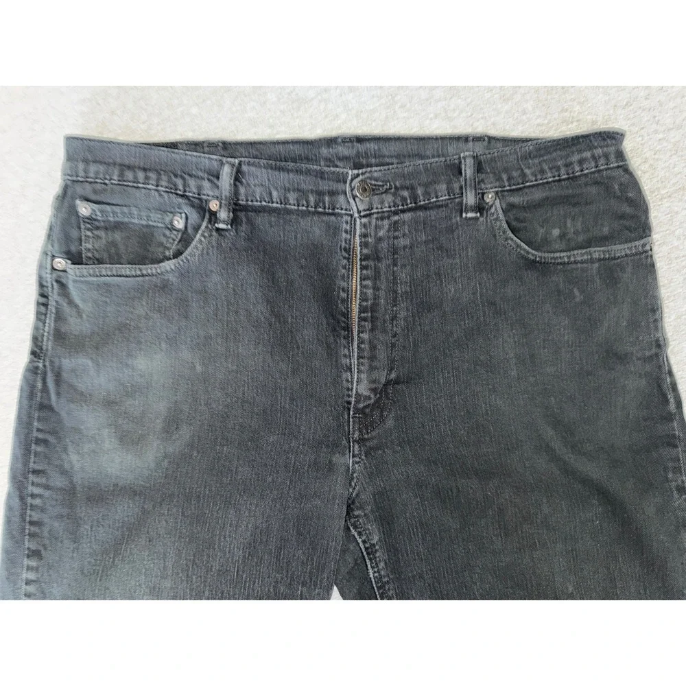 Levi 541 Mens Athletic Taper Jeans Black Wash Size 38x34 Very Soft Buttery Feel